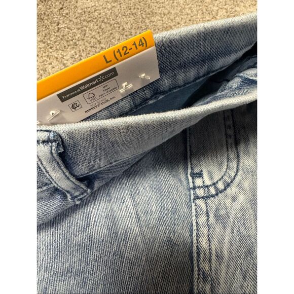 Time and Tru Stretch denim jeans pull-on jeggings size large - Picture 7 of 9